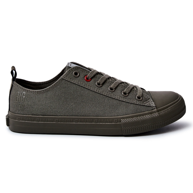Sneakers da uomo in tessuto Big Star JJ174004 Khaki cachi