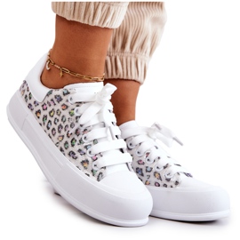 Sneakers da donna GOE JJ2N4075 Bianche bianco