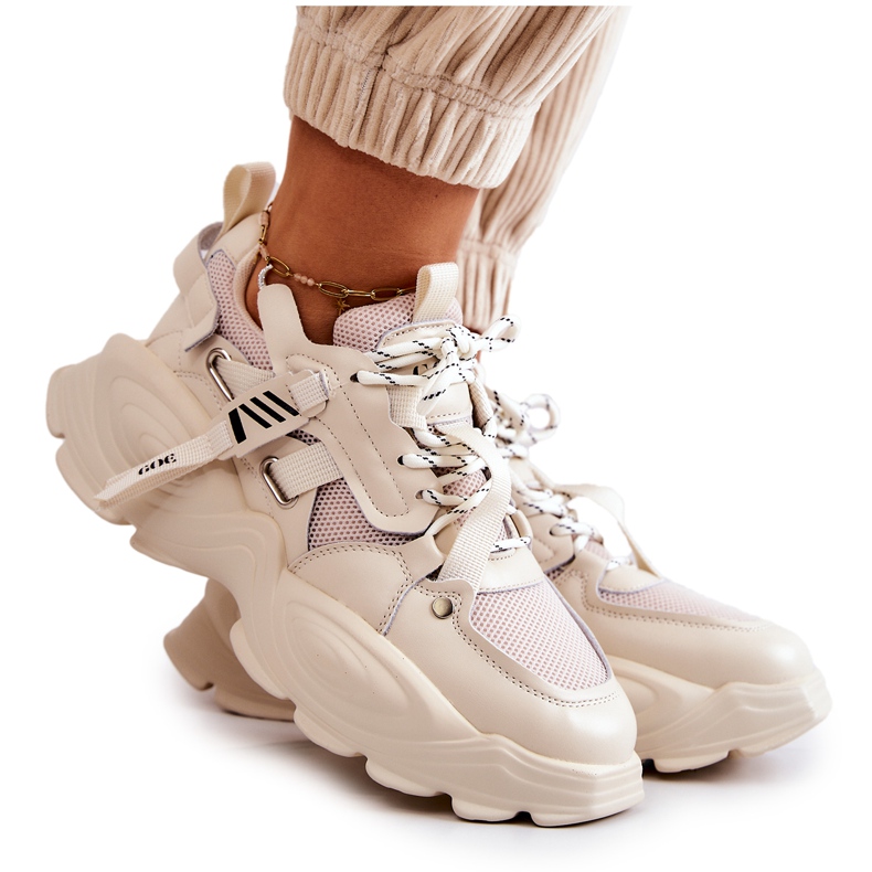 Scarpe Sportive Sneakers GOE JJ2N4082 Beige