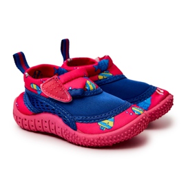 Scarpe sportive per bambini per acqua ProWater 21-37-019B rosa blu