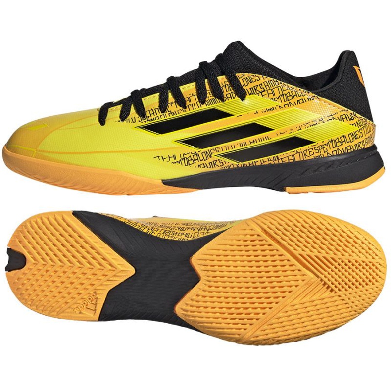 Scarpe Adidas X Speedflow Messi.3 In J Jr GW7422 giallo d'oro