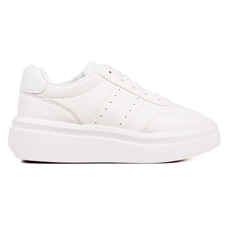 TRENDI Comode scarpe da ginnastica bianche bianca
