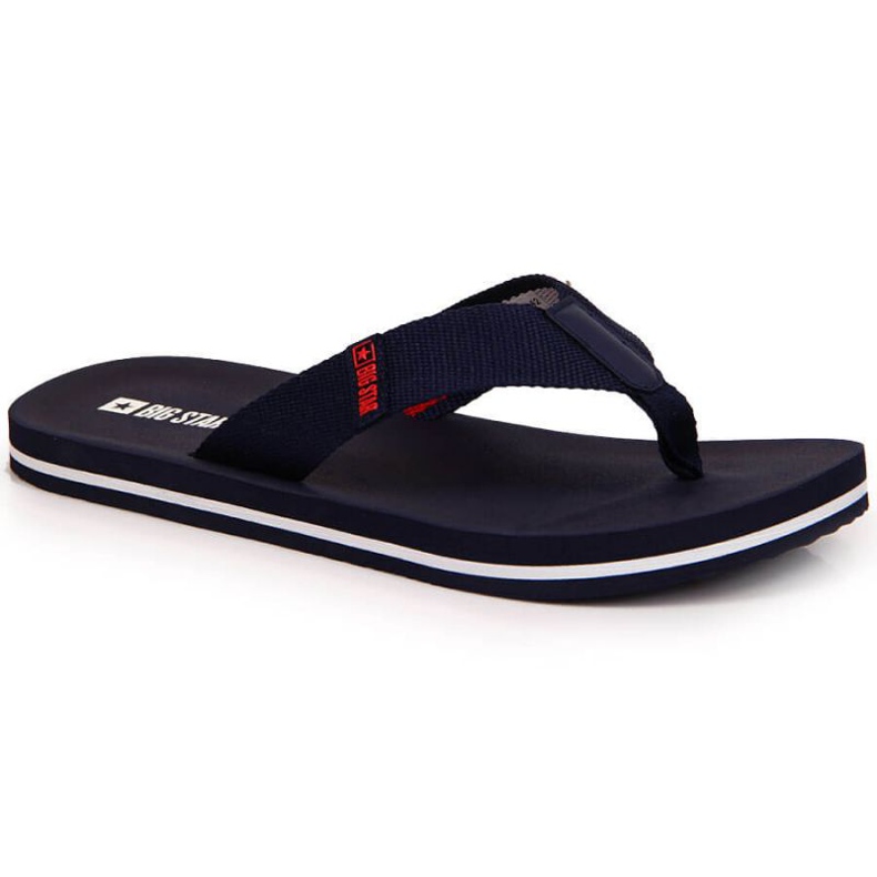 Ciabatte da piscina Big Star M JJ174518 blu navy