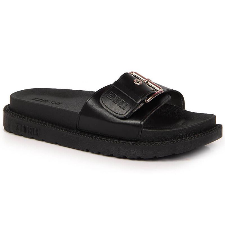 Pantofole nere sulla piattaforma Big Star W JJ274A307 nero