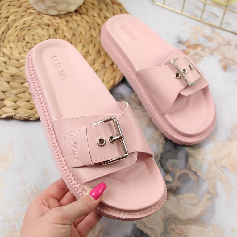 Infradito con plateau Big Star JJ274A308, rosa