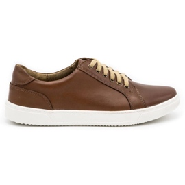 Olivier Scarpe da uomo in pelle 932MP marrone