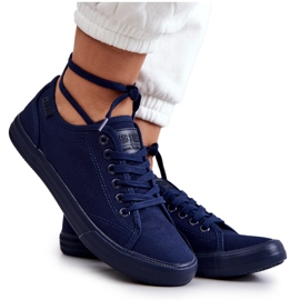 Sneakers da Donna Basse Big Star JJ274067 Blu Navy