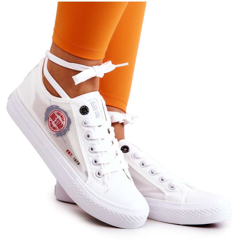 Sneakers da donna Big Star JJ274A253 Sneakers bianche bianca