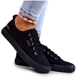 Sneakers traforate Big Star JJ274064 nere nero