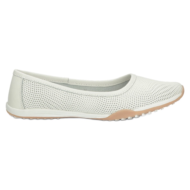 Ballerine in pelle bianche traforate Filippo DP3681/22 WH bianca multicolore