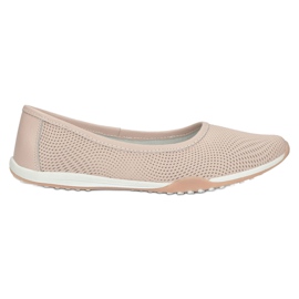 Ballerine traforate in pelle rosa Filippo DP3681/22 PI