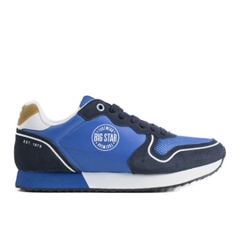 Sneakers da uomo blu navy Big Star JJ174143