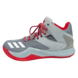Scarpa da basket Adidas D Rose Boost M B72957 grigio sfumature di grigio