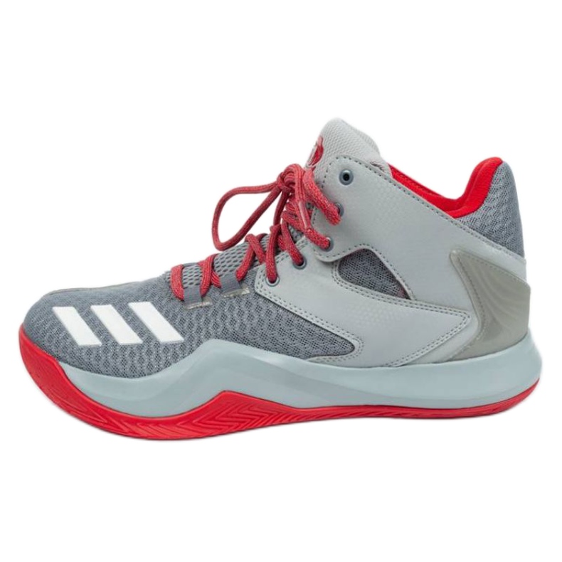 Scarpa da basket Adidas D Rose Boost M B72957 grigio sfumature di grigio