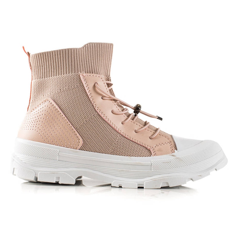 TRENDI Sneakers alte cipria rosa
