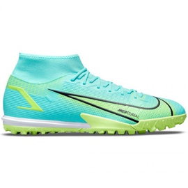 Nike Mercurial Superfly 8 Academy Tf M CV0953 403 scarpe da calcio blu