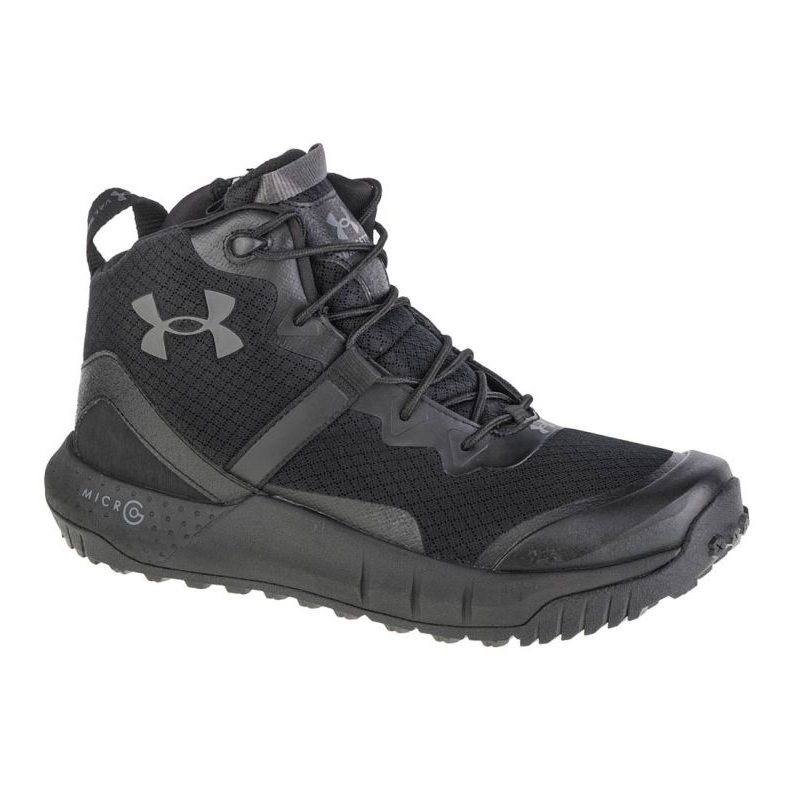 Scarpe Under Armour Micro G Valsetz Zip Mid 3023747-001 nero