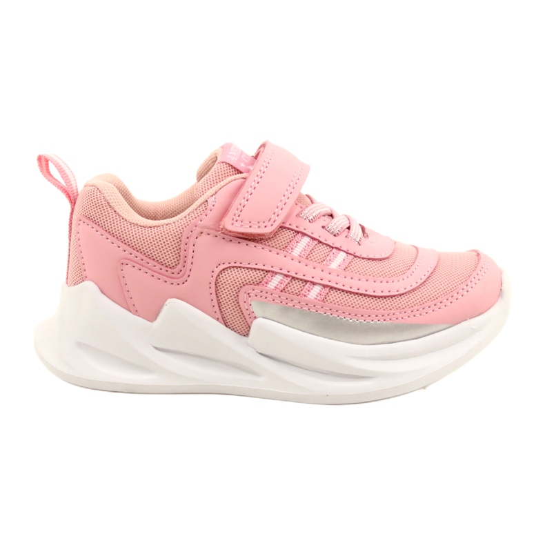 Scarpe sportive da ragazza American Club HL58/22, di colore rosa