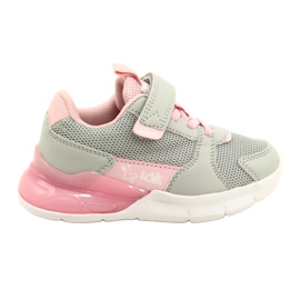 Sport per ragazze American Club ES72/22, grigio e rosa