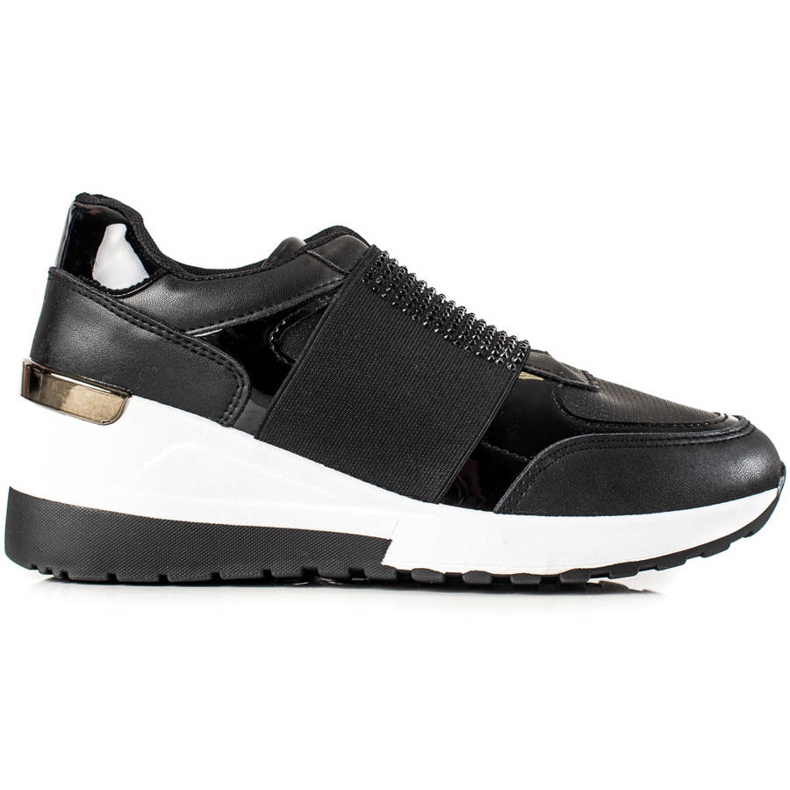 Weide Sneakers Slip-on Con Cristalli nero