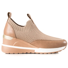 Vinceza Serpenti tessili sul cuneo VICEZA beige