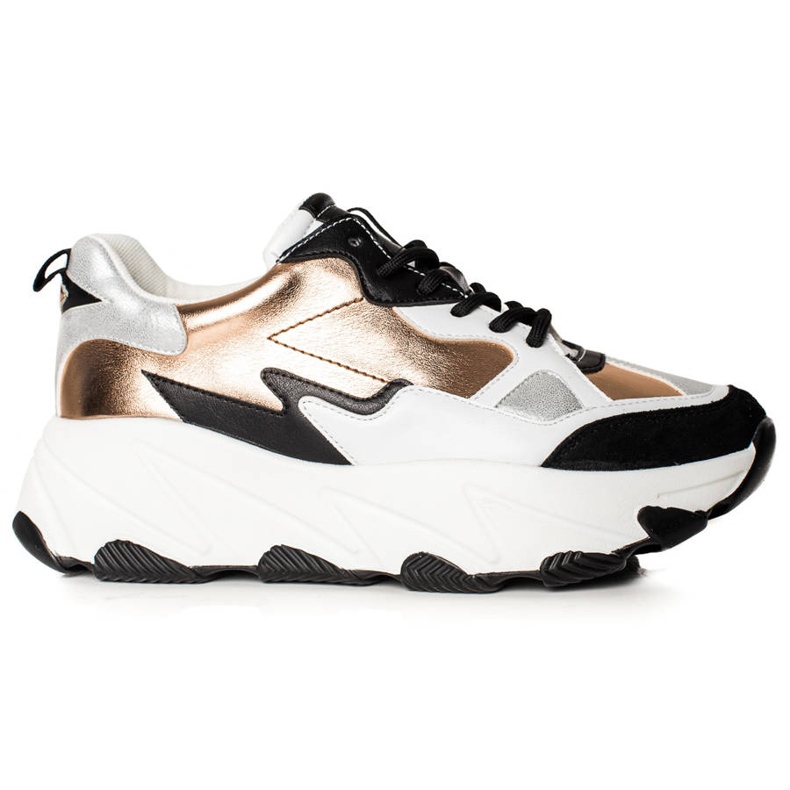 W. Potocki Sneakers alla moda Potocki multicolore d'oro