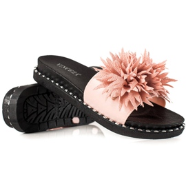 Vinceza Pantofole a fiore VICEZA rosa