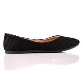VINCEZA ballerine a righe nero