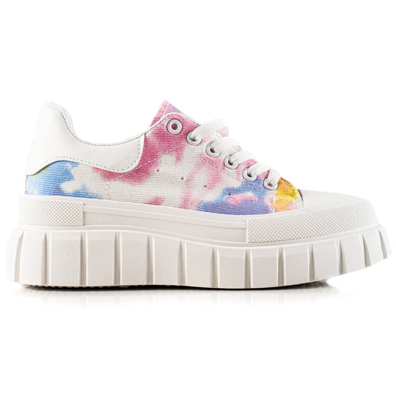 TRENDI Sneakers Colorate Sulla Piattaforma multicolore