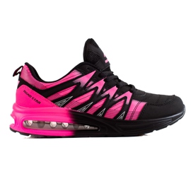 TRENDI Scarpe sportive di moda nero rosa