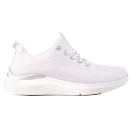 TRENDI Scarpe bianche chiare bianca