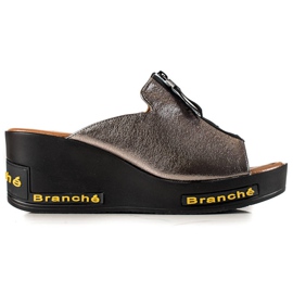 VINCEZA Sandali con Zeppa grigio
