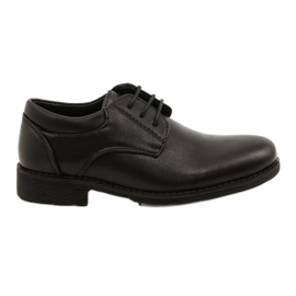 American Club Scarpe da comunione formale per bambini KOM36 / 22 nere nero