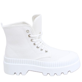 Sneakers alte da trekking Costa White bianca