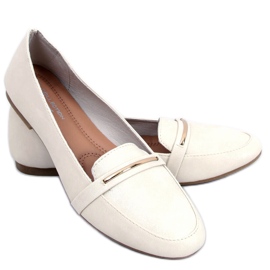 Mocassini da donna Abella Beige