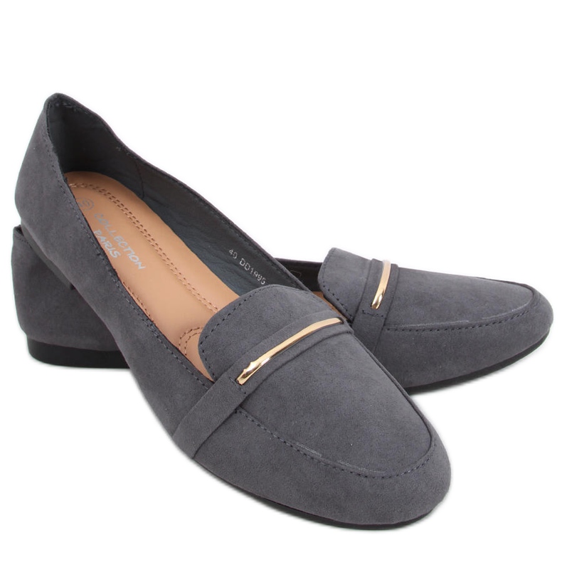 Mocassini da donna Pinto Grey grigio