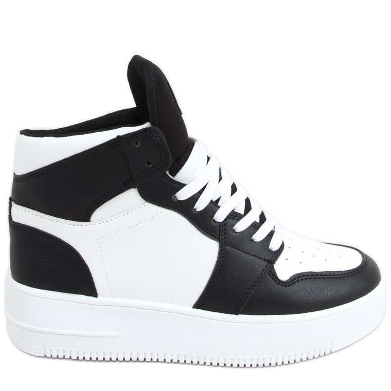 Sneakers alte Rocha nere bianca nero