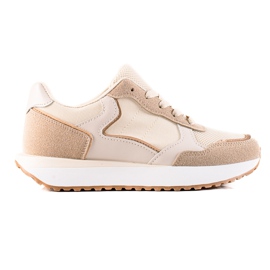 Marquiz Sneakers sportive alla moda beige