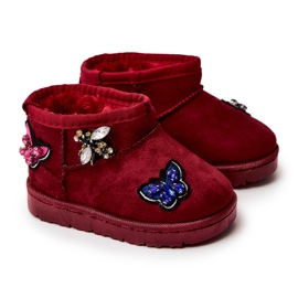 FR1 Doposci per bambini Borgogna Laila rosso
