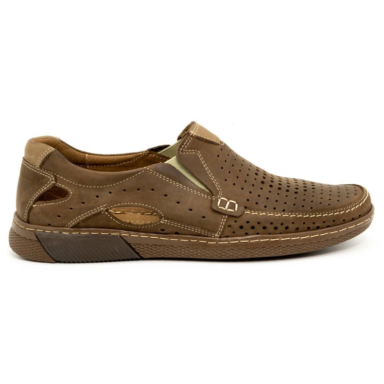 Olivier Scarpe da uomo in pelle 937MP marrone