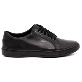 Olivier Scarpe da uomo in pelle 932MP nere nero