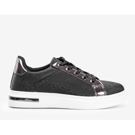 Sneakers nere opache con suola Shift bianca nero