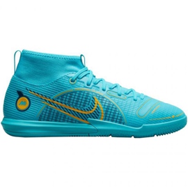 Scarpe da calcio Nike Mercurial Superfly 8 Academy Ic Jr DJ2860 484 blu blu