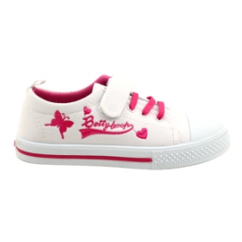 Sneakers Beety American Club inserto in pelle bianco
