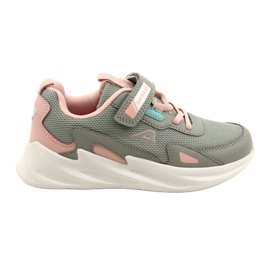 Alla moda American Club AA22 / 22 Scarpe sportive grigie rosa