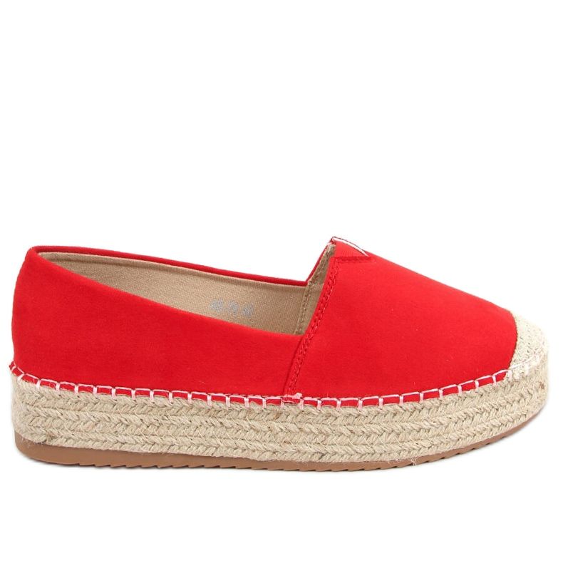 Espadrillas da donna Pilar Red rosso