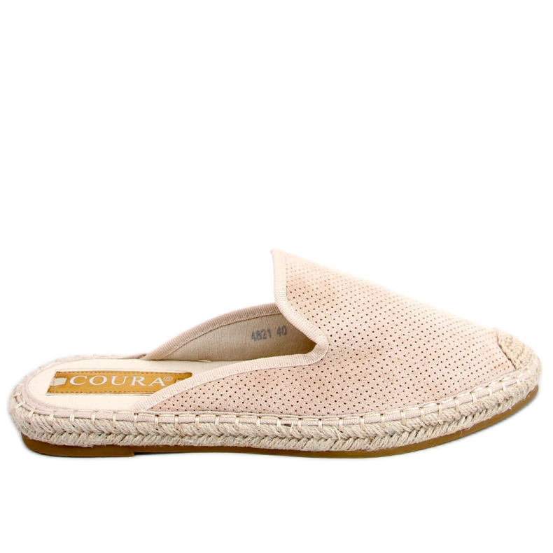 Ciabatte espadrillas da donna Carmen Beige