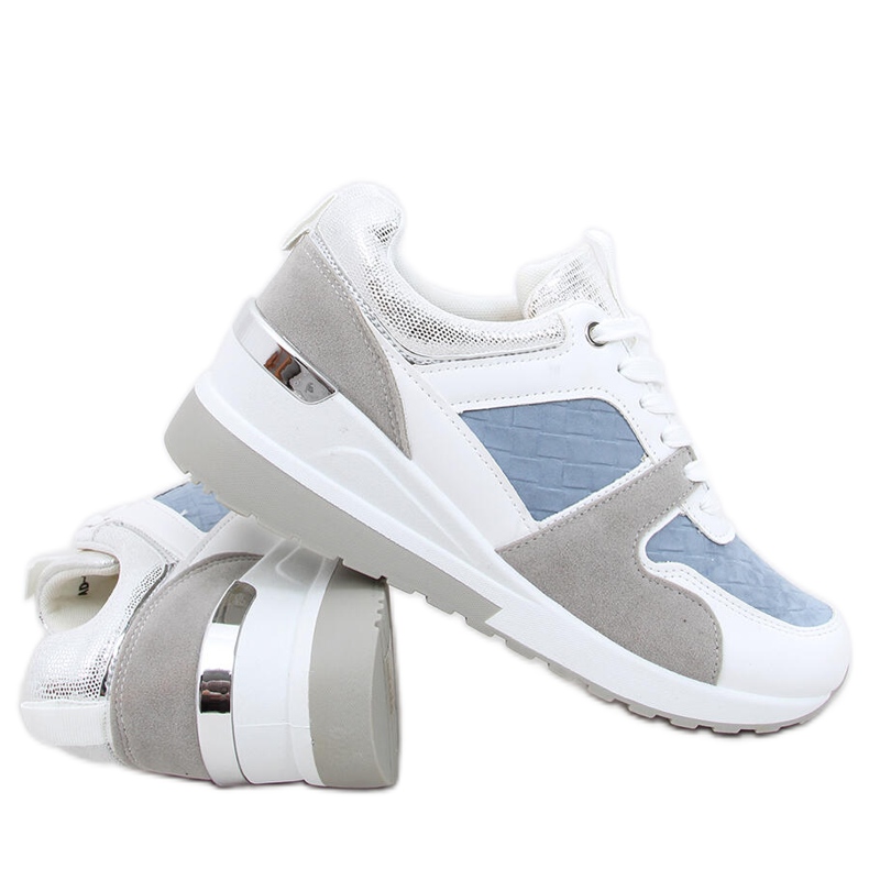 Scarpe sportive con zeppa Adan Blue multicolore