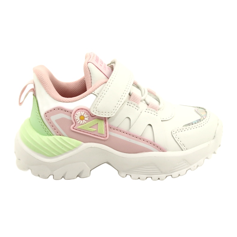 American Club Velcro con ologramma AA25/22 Bianco bianca