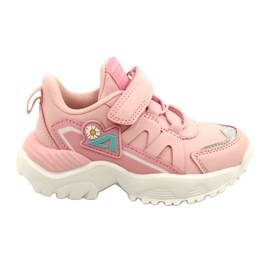American Club Velcro con ologramma AA25/22 rosa